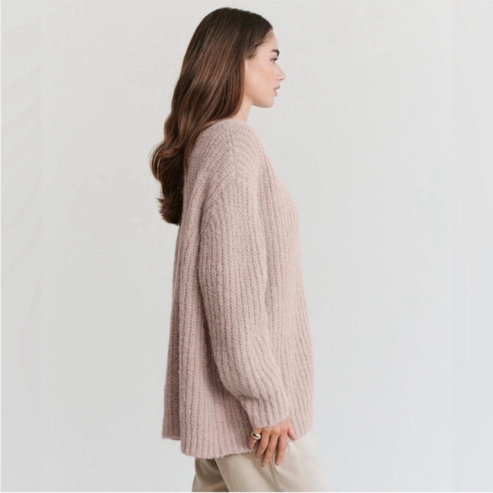 Jenni Kayne Taupe Cocoon Cardigan Sweater - Picture 2 of 8